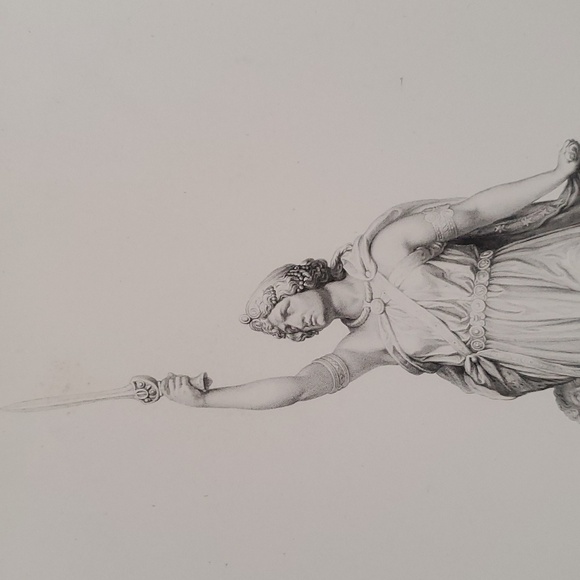 BOADICEA ,  Engraved by R A Artlett from the group by J Thomas, The Art 1857 - Picture 2 of 8